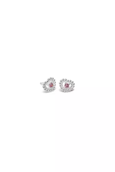 Kalevala Roosa nauha 2025 Valoisa korvakorut hopeaa 2669483JT - Kalevala korvakorut - 2669483JT - 1