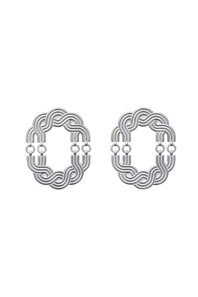 Kalevala Louhetar 39/2 isot hopeiset korvakorut 2600392T - Kalevala korvakorut - 2600392T - 3