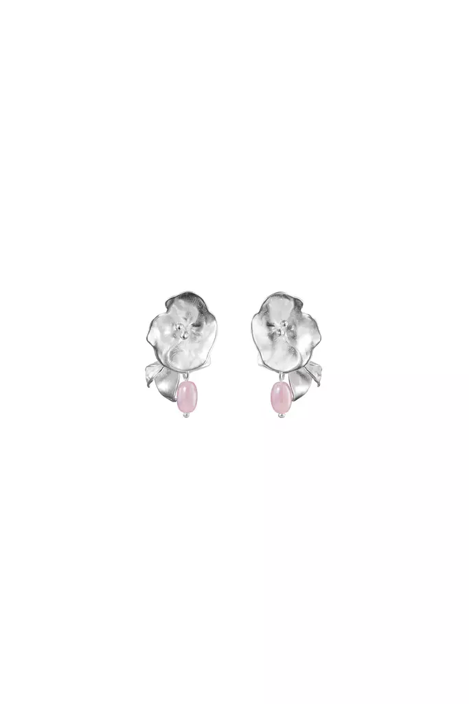 Kalevala Roosa Nauha 2024 10007/04 hopeiset korvakorut 261000704JT - Kalevala korvakorut - 261000704JT - 1