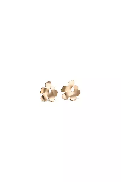 Kalevala x Marimekko Unikko korvakorut mini pronssi 10012/03 - Kalevala korvakorut - 361001203T - 1