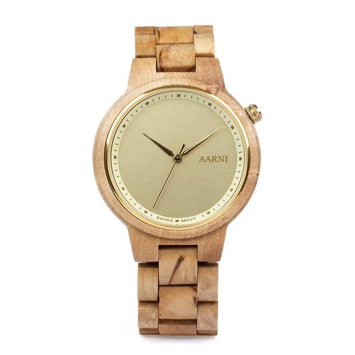 Aarni XO-Visakoivu puinen rannekello - Aarni kellot - XOVISAKOIVU - 2