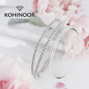 Kohinoor Tennisranne 1,15ct I/SI 204-P2201V - Naisten rannekorut - 204-P2201V - 2