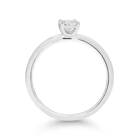 Beat of Love Laboratorio timanttisormus 0,33 valkokultaa - Timanttisormukset - R-1231-033LDPDW - 2