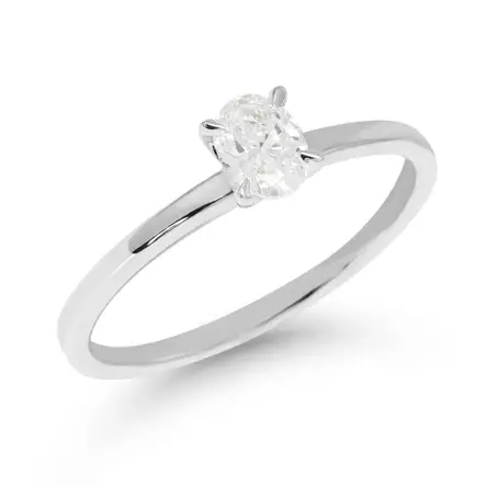 Beat of Love Laboratorio timanttisormus 0,33 valkokultaa - Timanttisormukset - R-1231-033LDPDW - 1