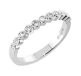 Sandberg Suvituuli M-112w valkokultainen timanttisormus 0,20ct - Timanttisormukset - M-112W - 2