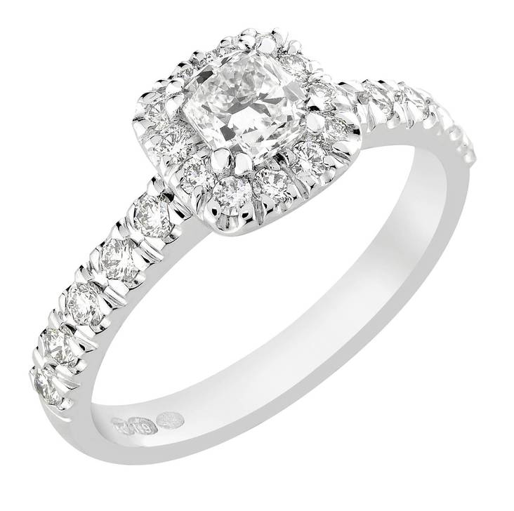 Sandberg Toivomuslähde I V-770w timanttisormus valkokultaa - Timanttisormukset - V-770W - 1