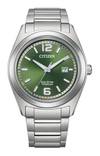 Citizen Eco-Drive Super Titanium Entry Gents Green miesten rannekello AW1641-81X - Miesten kellot - AW1641-81X - 1