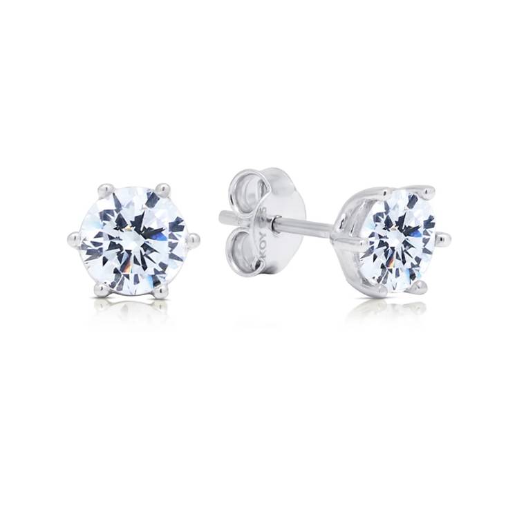 Beat of Love hopeiset zirkon korvakorut - Naisten korvakorut - BOL-E5398Z - 1