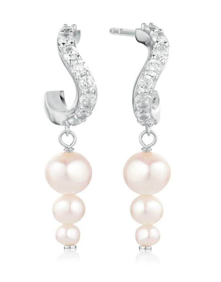 SIF JAKOBS Ponza Lungo korvakorut SJ-E12352-PCZ - Helmi korvakorut - SJ-E12352-PCZ - 1